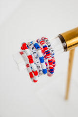 USA America Bracelet Stack | DOORBUSTER | FINAL SALE