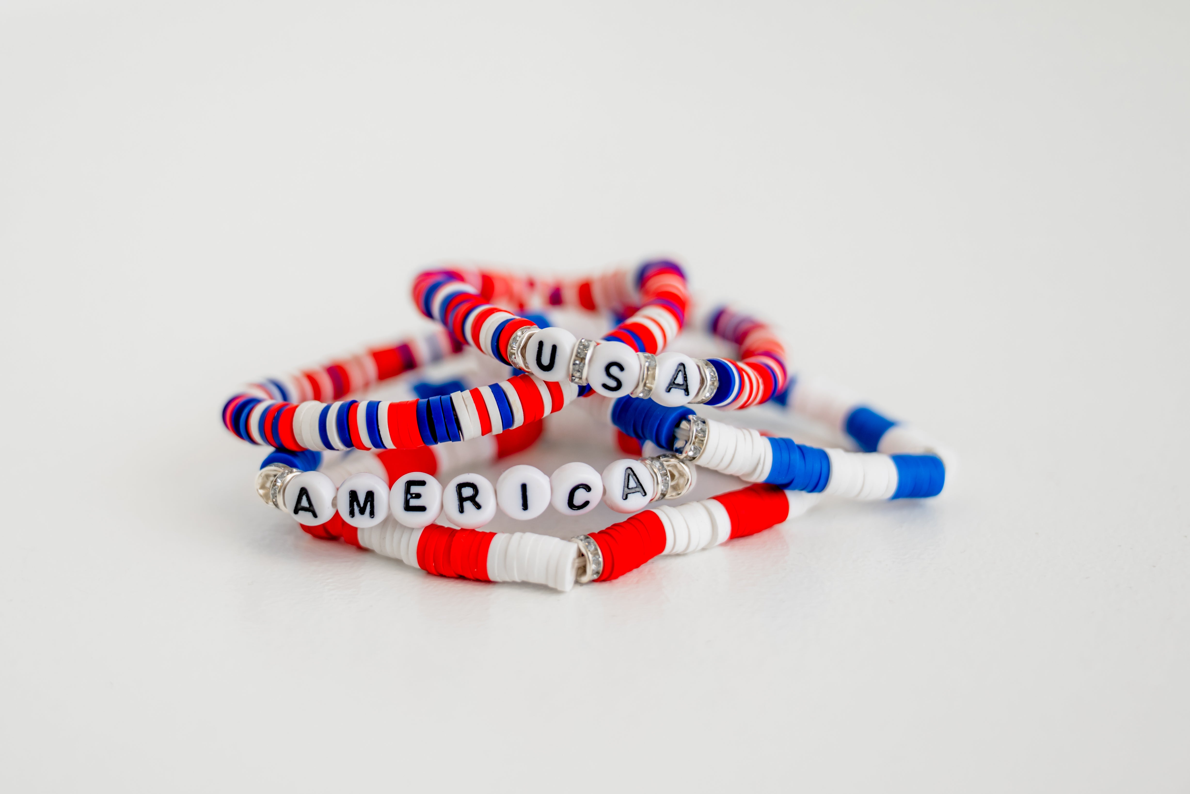 USA America Bracelet Stack | DOORBUSTER | FINAL SALE
