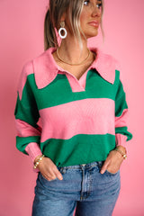 Urban Breeze Oversized Sweater - Pink