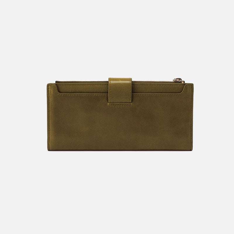 HOBO Dunn Continental Wallet - Olive Veil