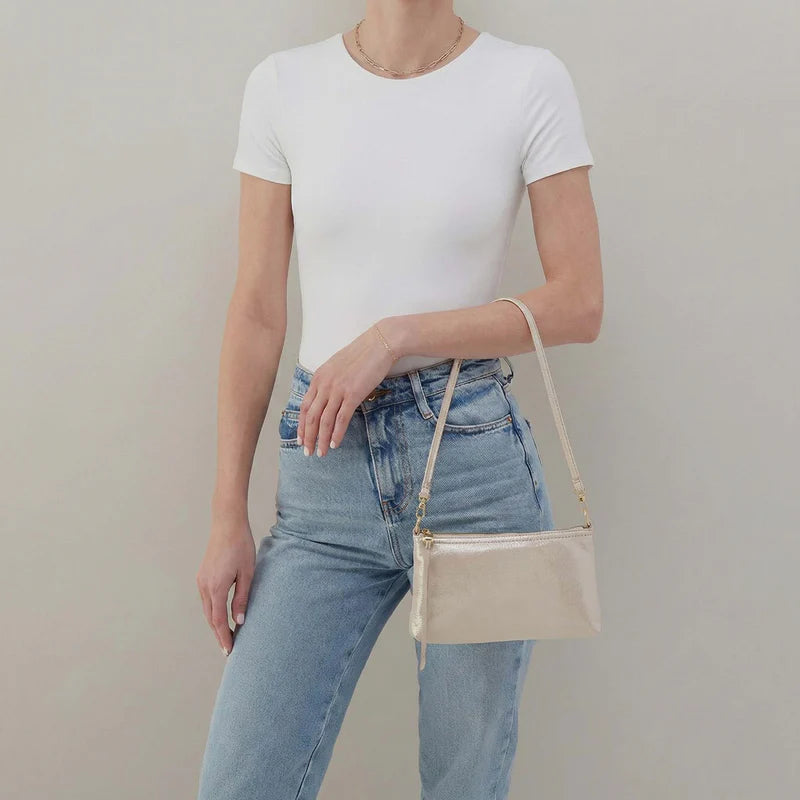 HOBO Darcy Crossbody - Sand Shimmer final sale