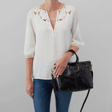 HOBO Sheila Medium Satchel - Black