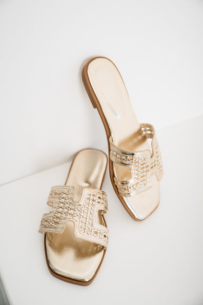 Venice Woven Slide Sandals *Final Sale*
