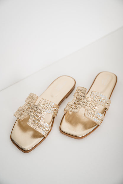 Venice Woven Slide Sandals *Final Sale*