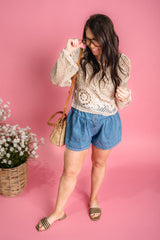 Vintage Lace Crochet Top