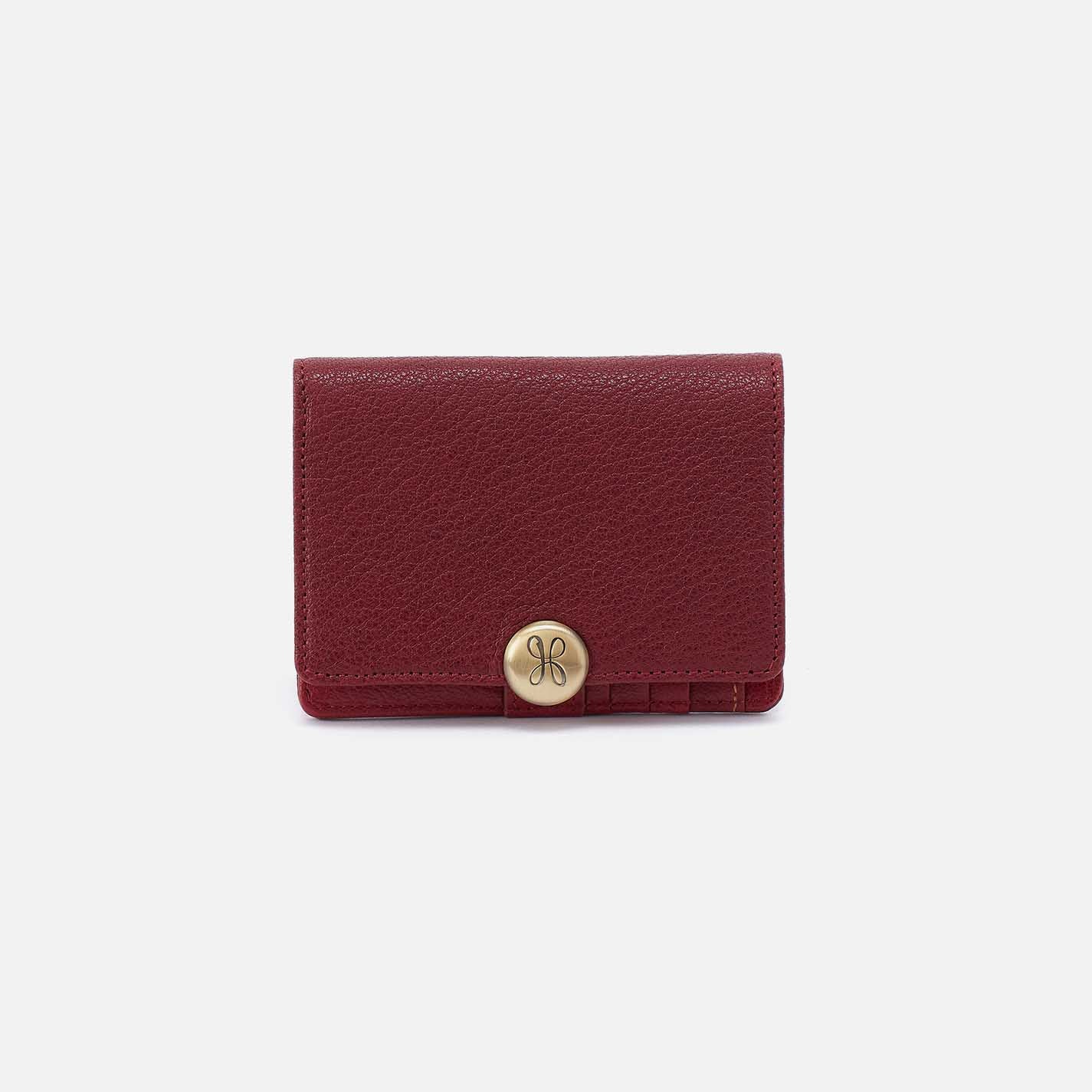 HOBO Hutton Small Wallet - Red Dahlia