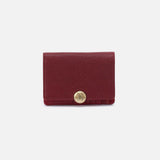 HOBO Hutton Small Wallet - Red Dahlia