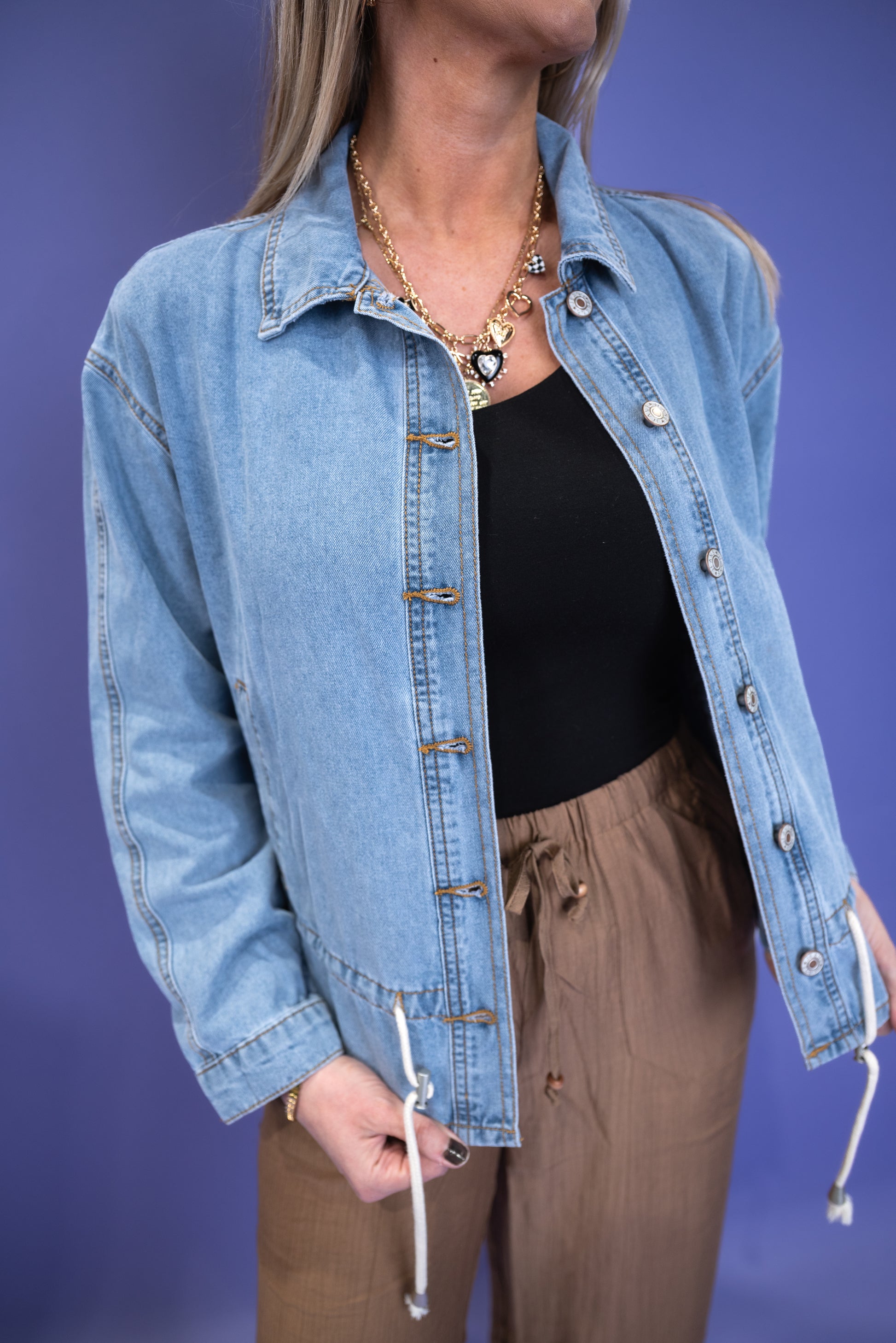 Washed Denim Jacket - EOS Final Sale