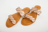 Wick Woven Slide Sandal - Nude
