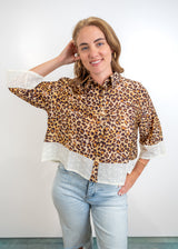 Wild Charm Contrast Shirt