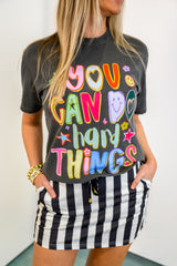 You Can Do Hard Things Graphic Top