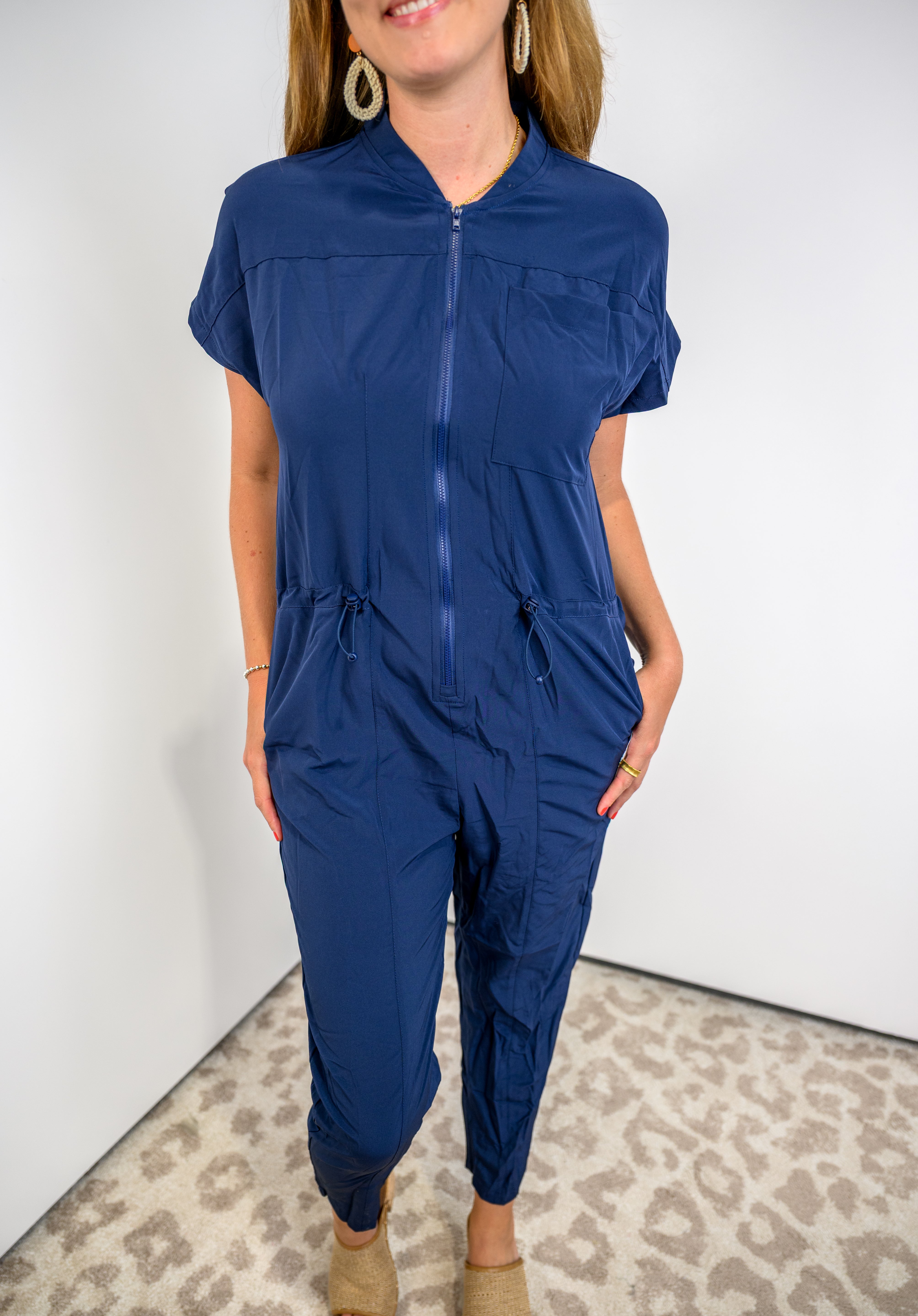 Zip & Go Jumpsuit - Midnight