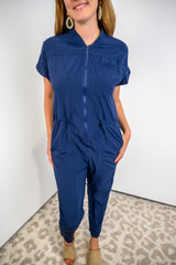 Zip & Go Jumpsuit - Midnight