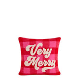 Very Merry Plaid Pillow FINAL SALE
