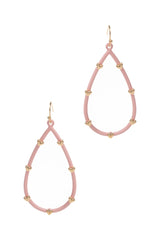 Cupid’s Teardrop Earrings - Pink