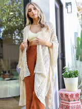 Boho Zig Zag Pattern Kimono