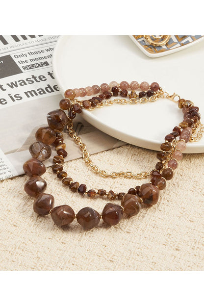Boho Colorful Bead Necklace