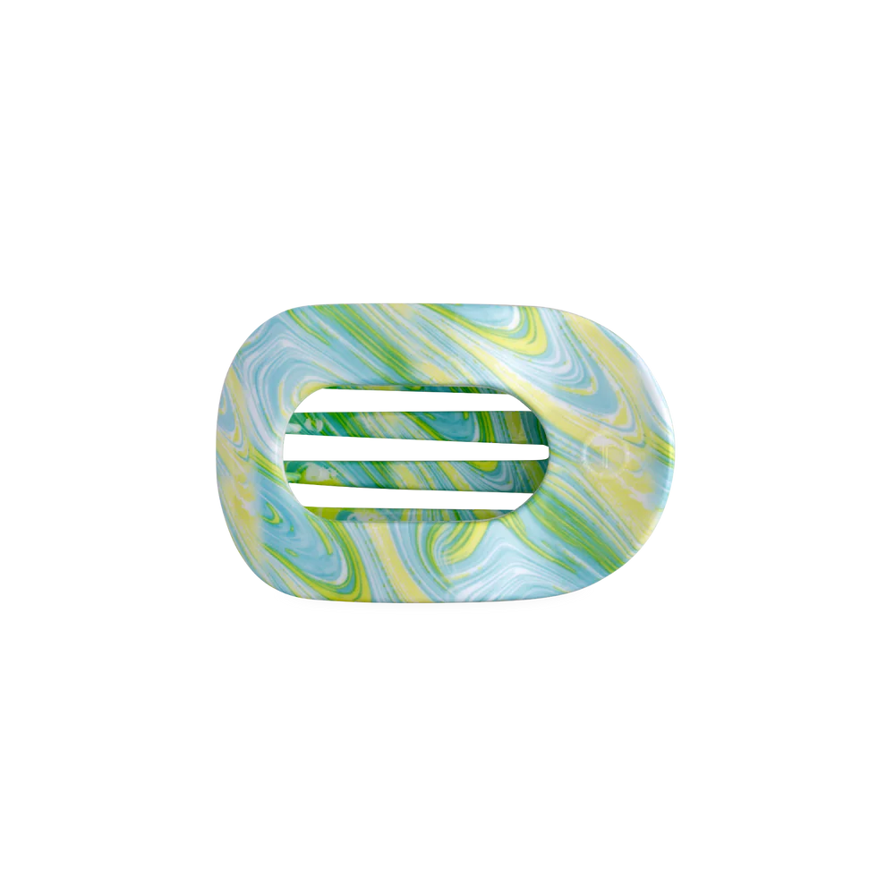 Teleties: By The Sea Short Flat Round Hair Clip