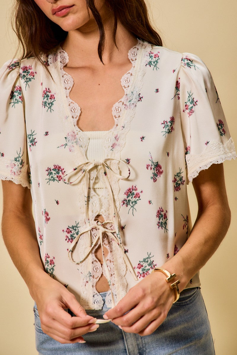 Sweet Talk Floral Top - EOS Final Sale