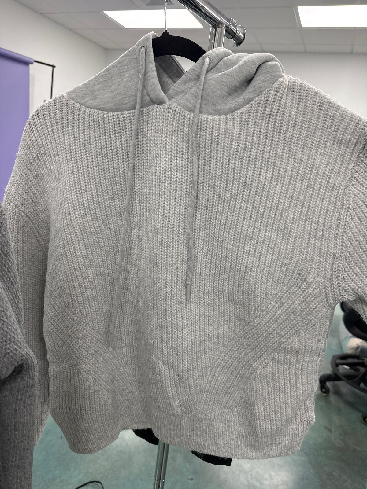 Hooded for Good Textured Sweater