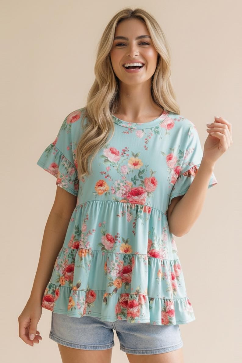 Bloom Tiered Babydoll Top