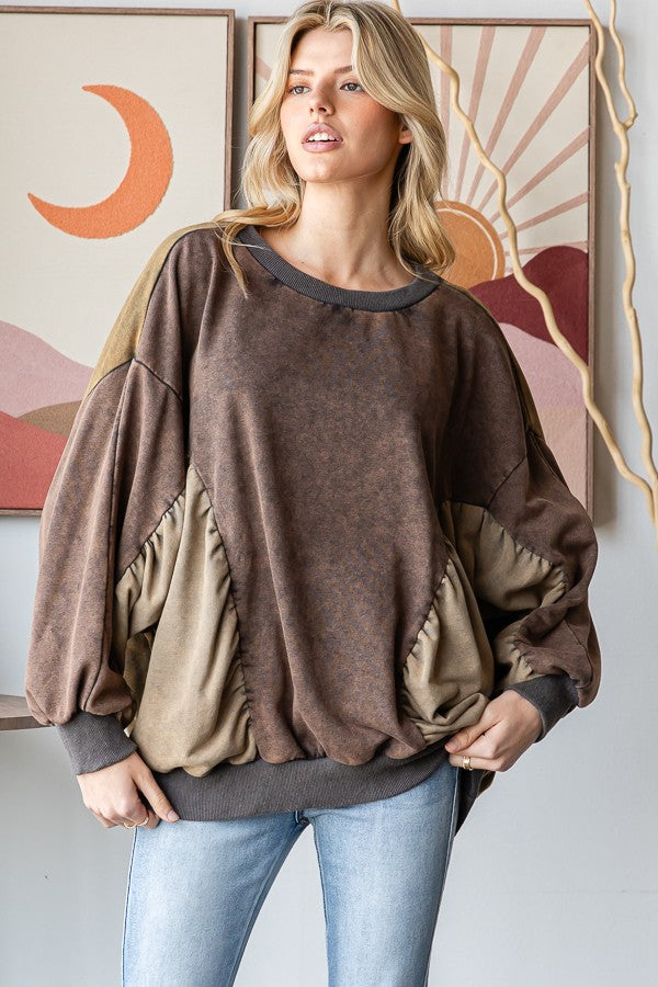 Washed Curve Top