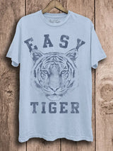 Easy Tiger Graphic Top - Denim