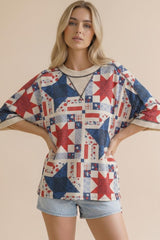 Star Patch Cozy Knit