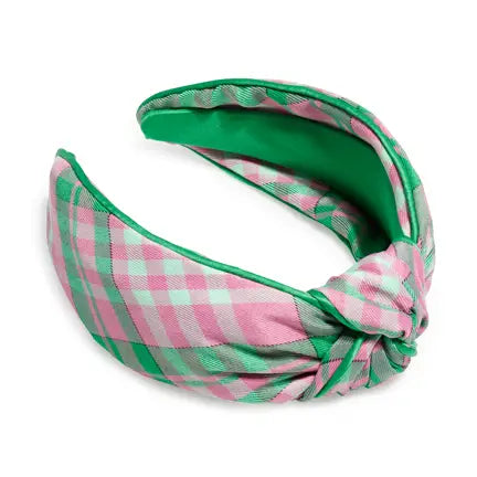 Evergreen Check Headband