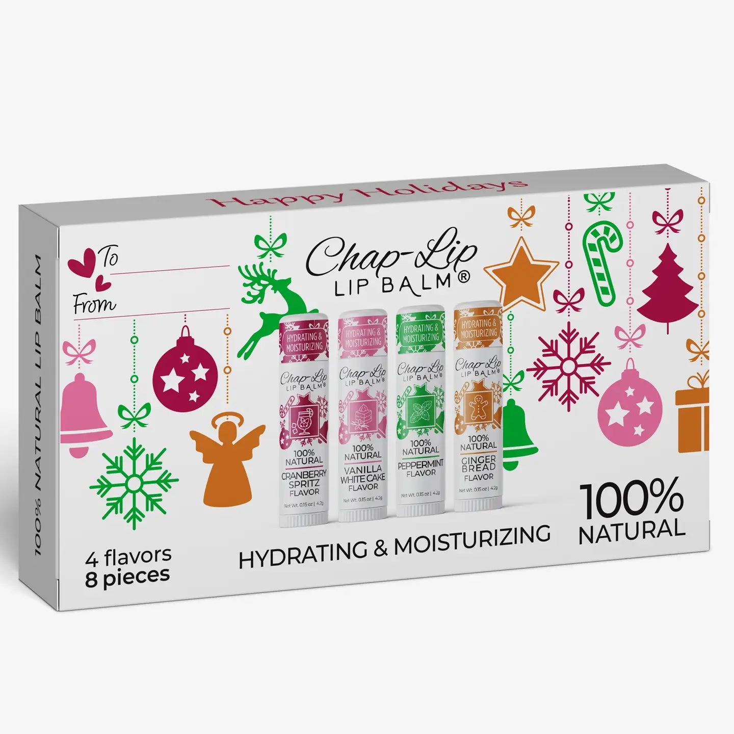 8ct Lip Balm Holiday Gift Set