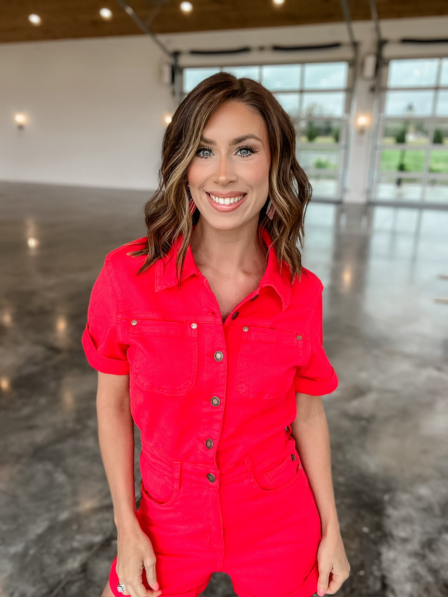 Scarlett Judy Blue Romper - EOS Final Sale