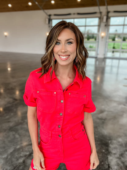Scarlett Judy Blue Romper - EOS Final Sale