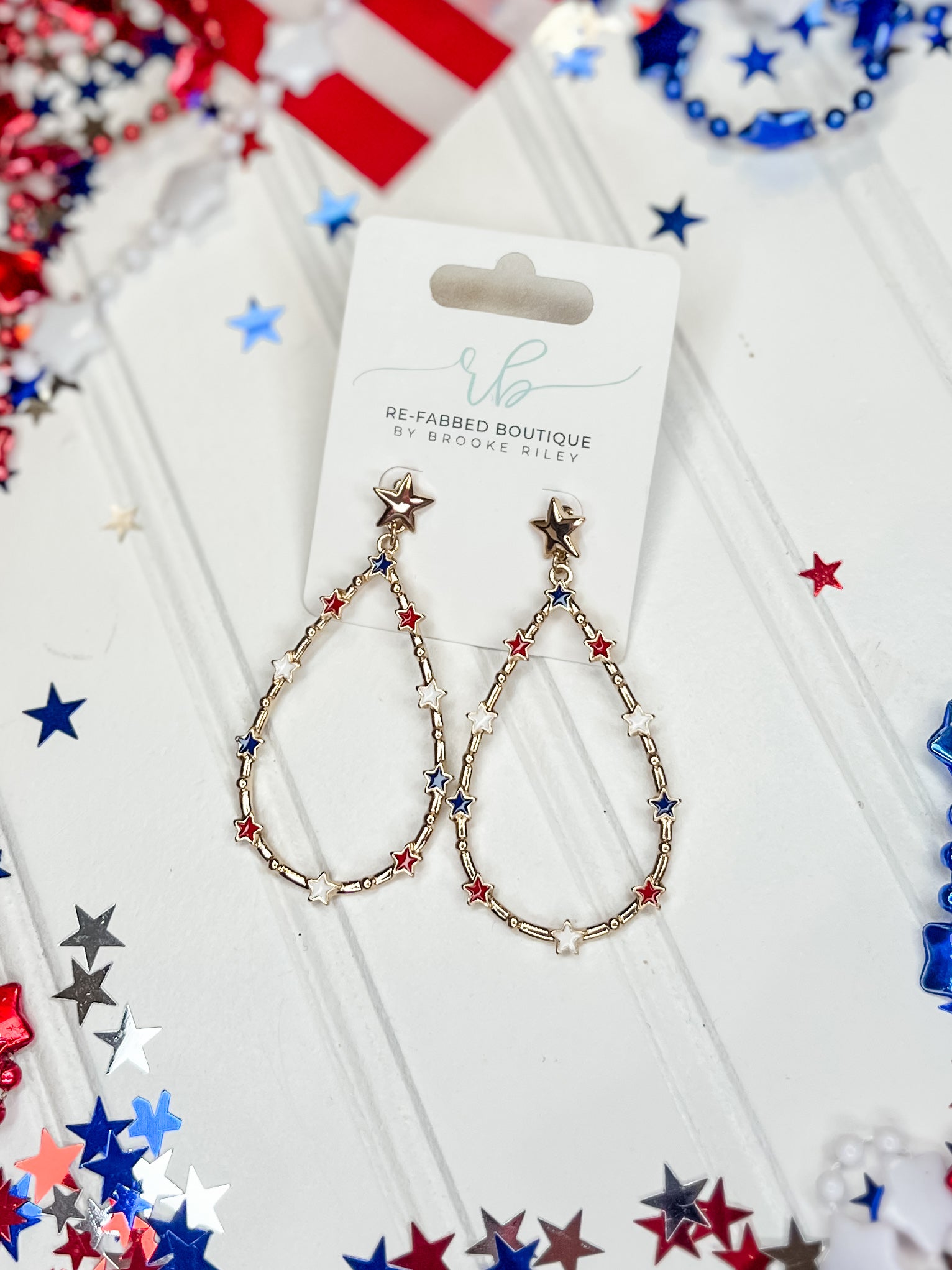 Land Of The Free Earring