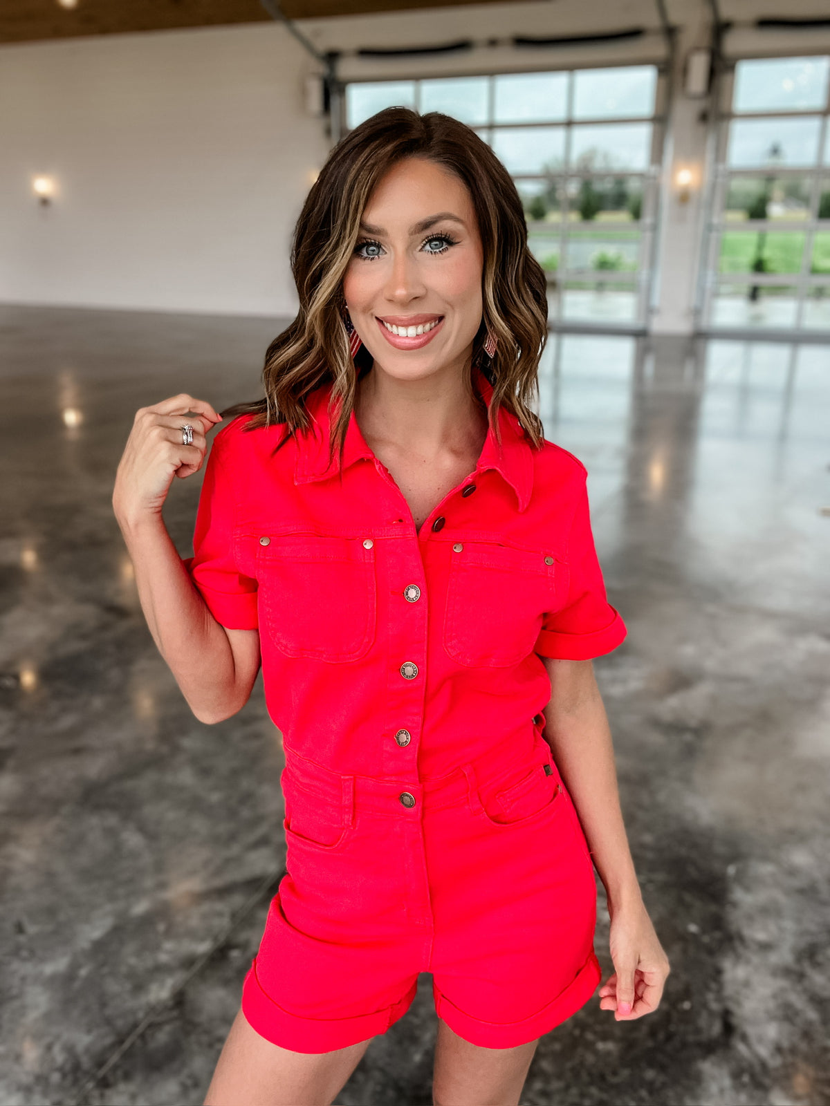 Scarlett Judy Blue Romper - EOS Final Sale