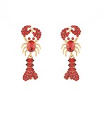 Pearl Bay Earrings - Red