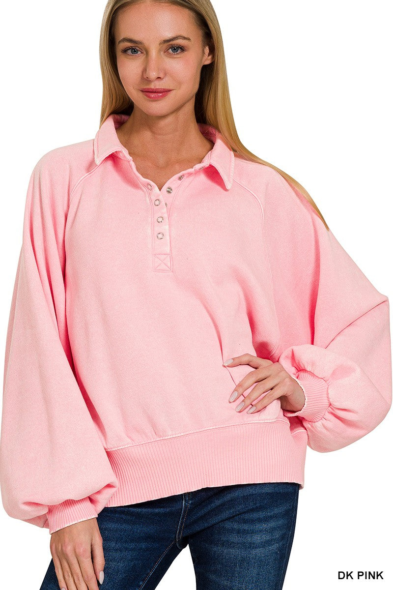 City Mist Pullover - Pink | DOORBUSTER