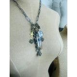 Regal Charmed Cross Necklace