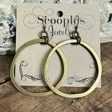 Rings and Hoops Earrings - Bronze