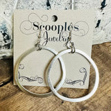 Rings and Hoops Earrings - Silver