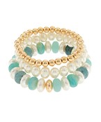 Rustic Roots Bracelets -Turquoise