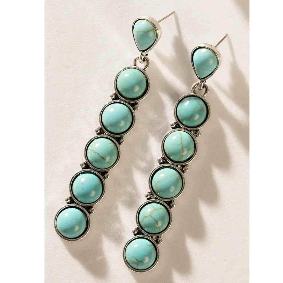 Totem's Wish Earrings in Blue