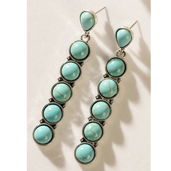 Totem's Wish Earrings in Blue