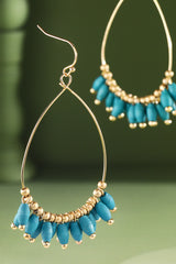 Cedar Glow Earrings - Turquoise